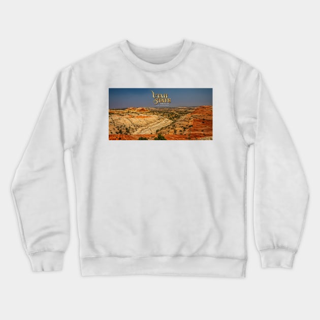 Utah State Route 12 Scenic Drive Crewneck Sweatshirt by Gestalt Imagery